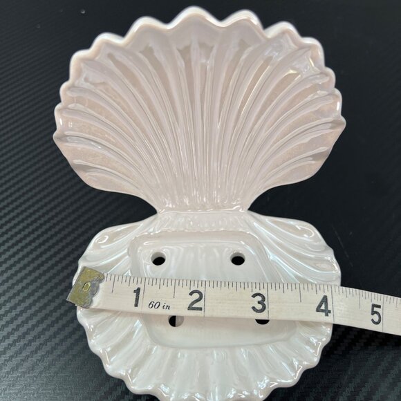 NEW Bath & Body Works Clam Shell Soap Holder Iridescent Seashell - Picture 6 of 7